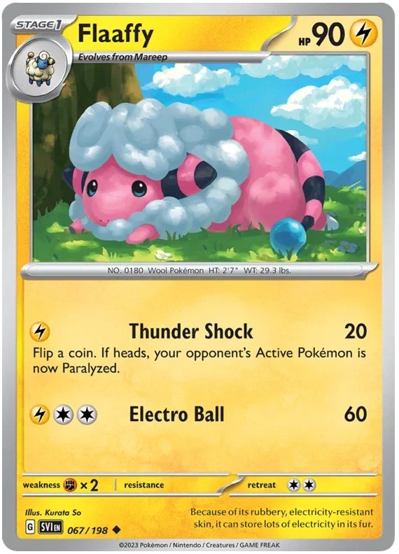 Flaaffy 067/198 — Scarlet & Violet Base Set