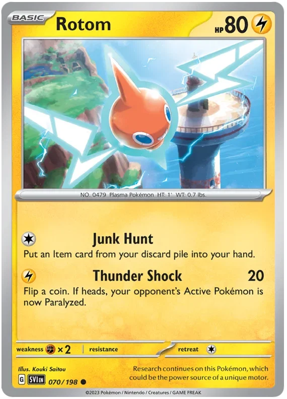 Rotom 070/198 — Scarlet & Violet Base Set