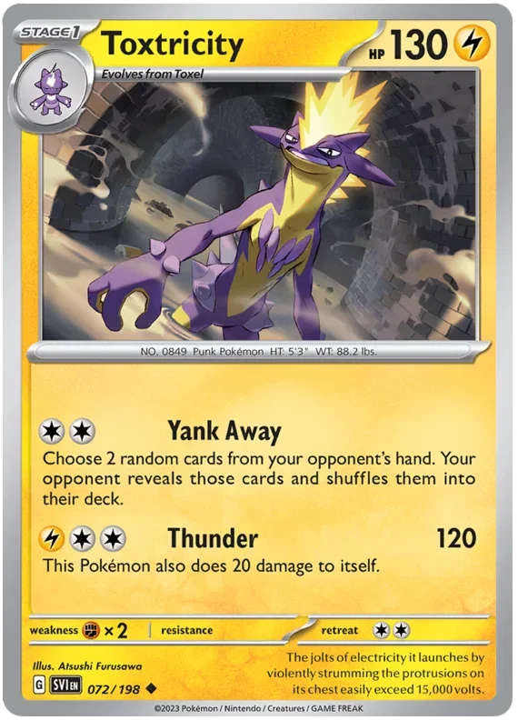 Toxtricity 072/198 — Scarlet & Violet Base Set