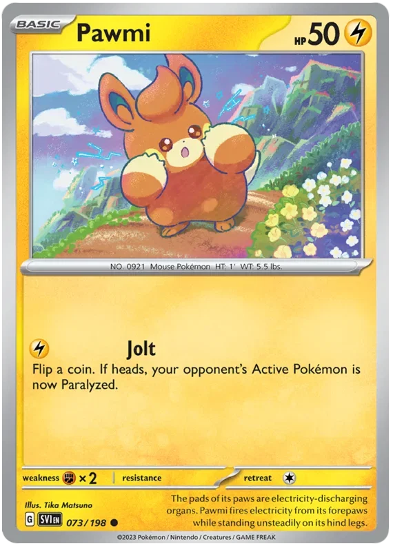 Pawmi 073/198 — Scarlet & Violet Base Set