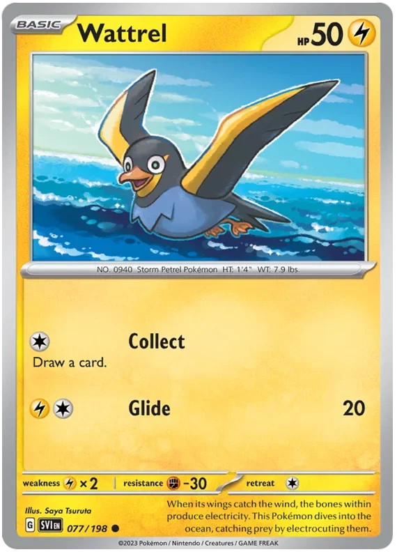 Wattrel 077/198 — Scarlet & Violet Base Set