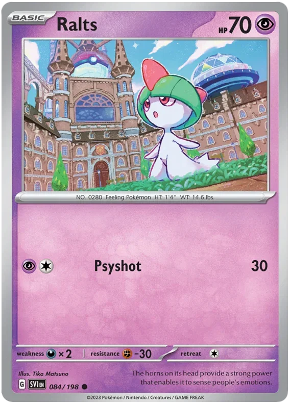 Ralts 084/198 — Scarlet & Violet Base Set