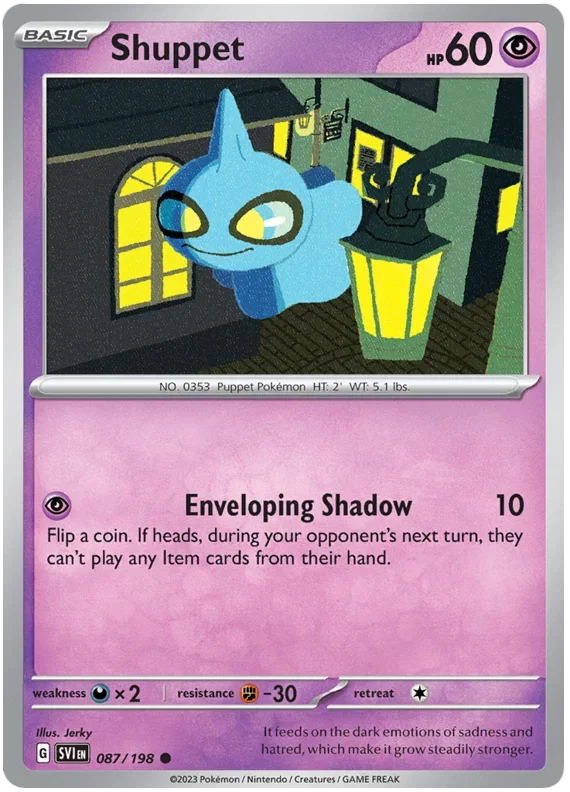 Shuppet 087/198 — Scarlet & Violet Base Set