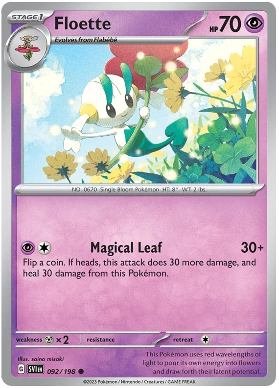 Floette 092/198 — Scarlet & Violet Base Set
