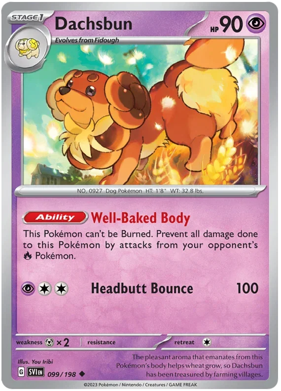 Dachsbun 099/198 — Scarlet & Violet Base Set
