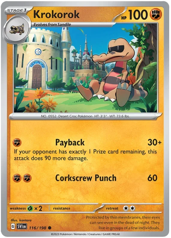 Krokorok 116/198 — Scarlet & Violet Base Set