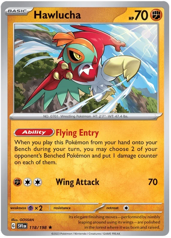 Hawlucha 118/198 — Scarlet & Violet Base Set