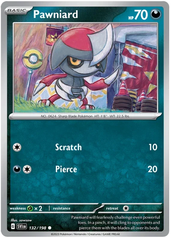 Pawniard 132/198 — Scarlet & Violet Base Set