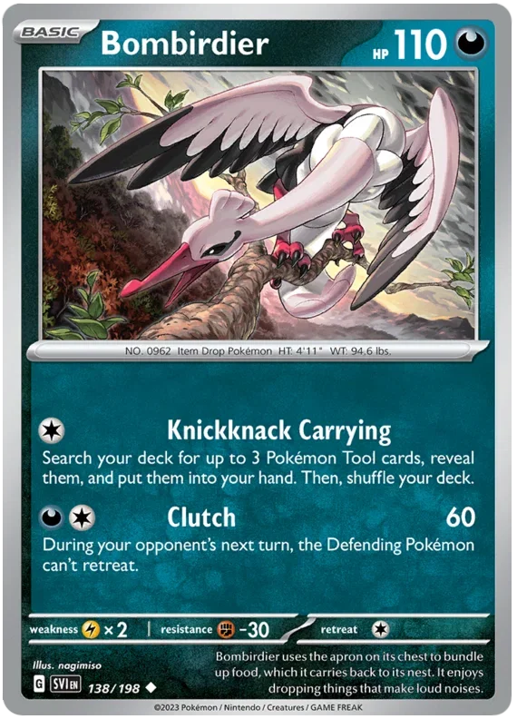 Bombirdier 138/198 — Scarlet & Violet Base Set
