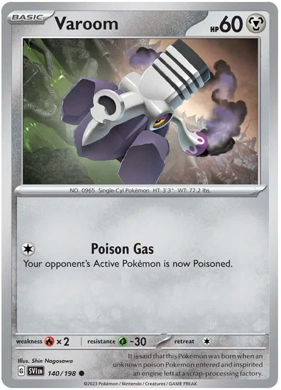 Varoom 140/198 — Scarlet & Violet Base Set