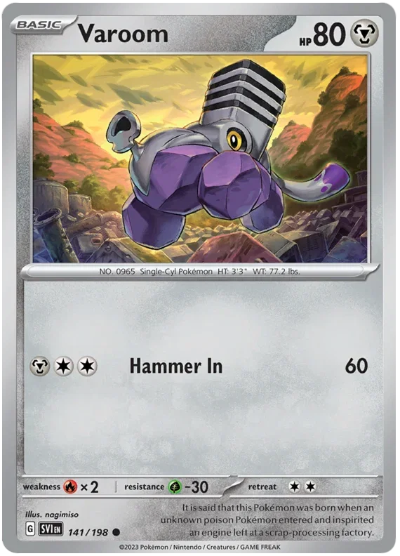 Varoom 141/198 — Scarlet & Violet Base Set