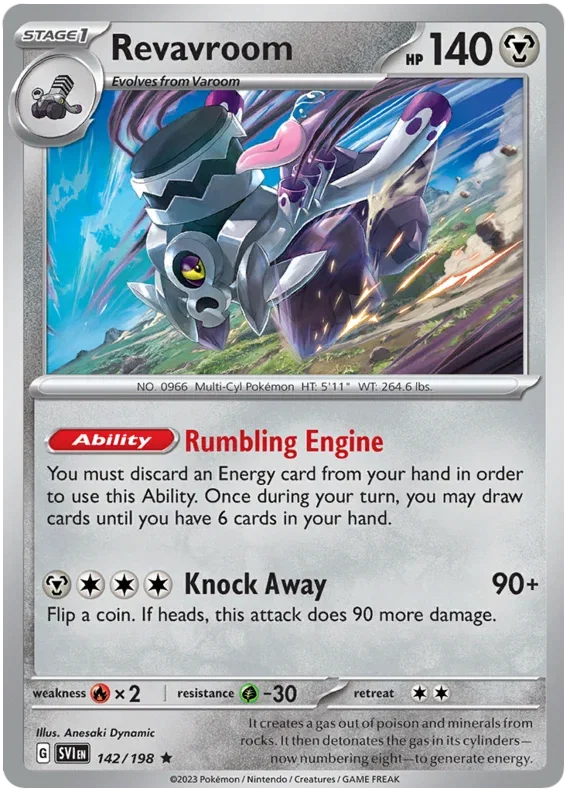 Revavroom 142/198 — Scarlet & Violet Base Set