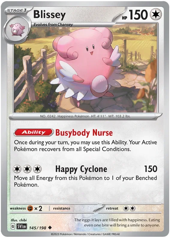Blissey 145/198 — Scarlet & Violet Base Set
