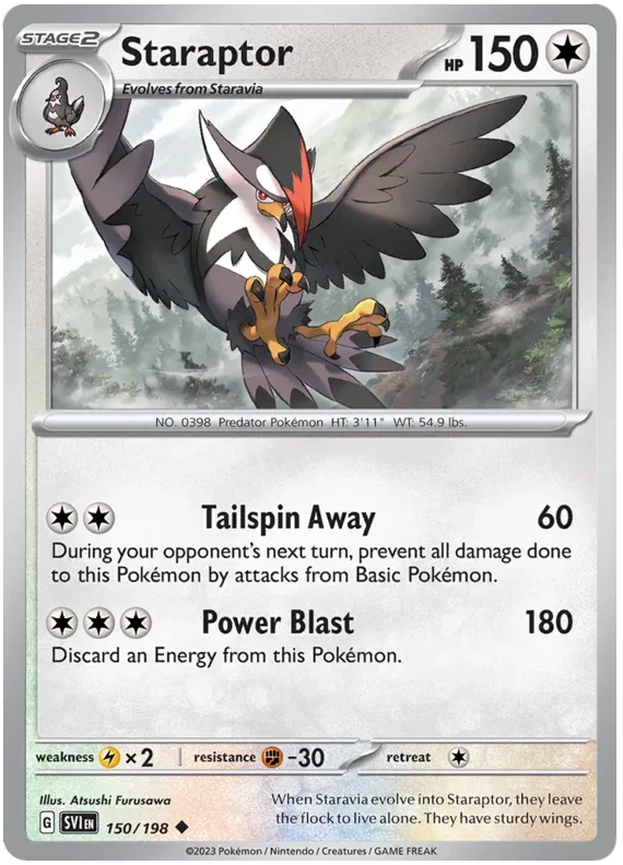 Staraptor 150/198 — Scarlet & Violet Base Set