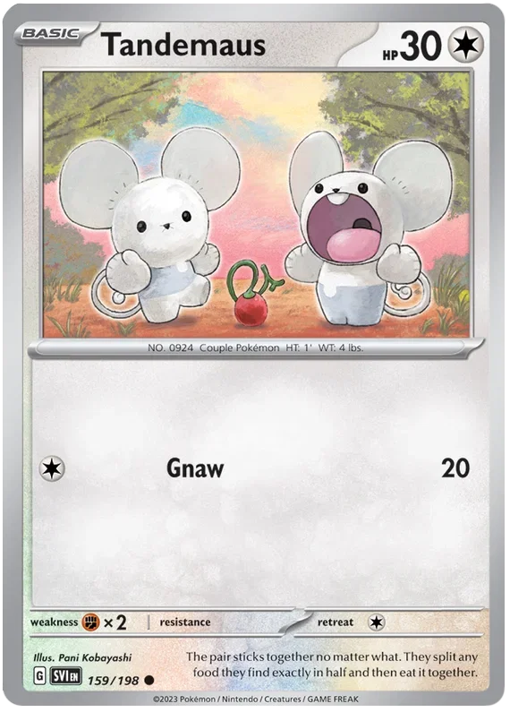 Tandemaus 159/198 — Scarlet & Violet Base Set
