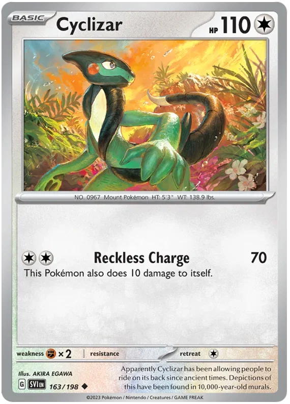 Cyclizar 163/198 — Scarlet & Violet Base Set