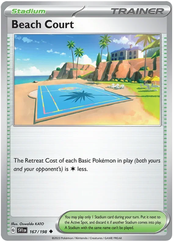 Beach Court 167/198 — Scarlet & Violet Base Set