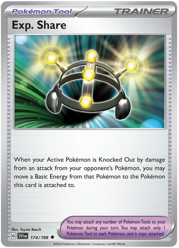 Exp. Share 174/198 — Scarlet & Violet Base Set