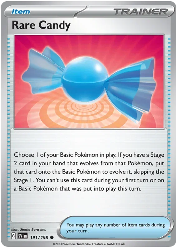 Rare Candy 191/198 — Scarlet & Violet Base Set