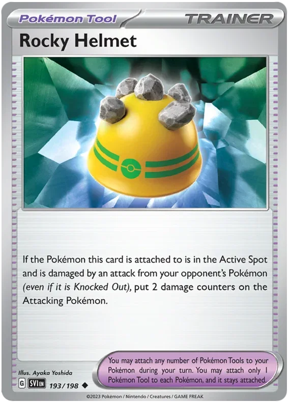 Rocky Helmet 193/198 — Scarlet & Violet Base Set
