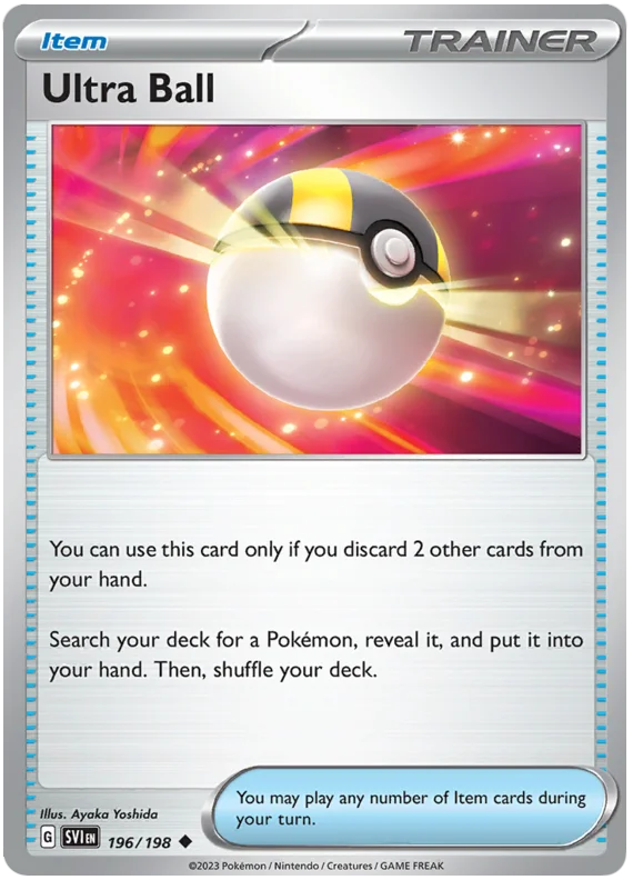 Ultra Ball - 196/198 - Scarlet & Violet Base Set Pokemon - Collectr