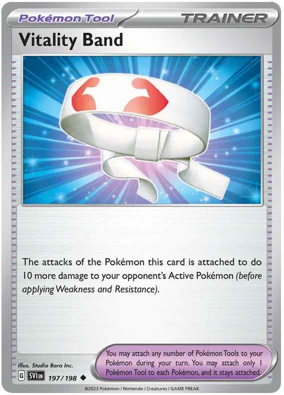 Vitality Band 197/198 — Scarlet & Violet Base Set