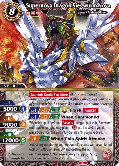 Dawn of History - Battle Spirits Saga Card List and Prices
