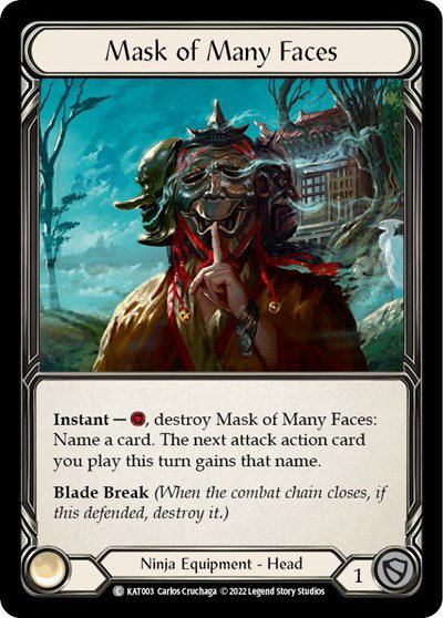Blitz Deck: Outsiders - Katsu - Flesh & Blood Card List and Prices