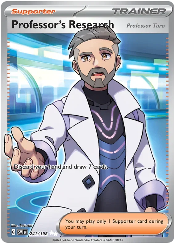 Professor's Research (Professor Turo) 241/198 — Scarlet & Violet Base Set