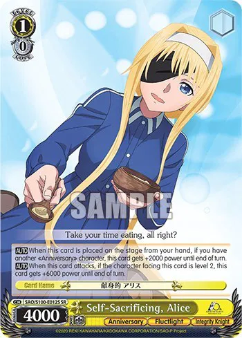 Sword Art Online Animation 10th Anniversary - Weiss Schwarz Card List and Prices Sword Art Online Animation 10th Anniversary - Weiss Schwarz Card List and Prices