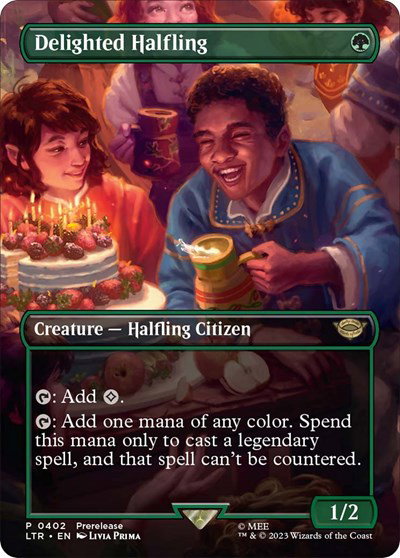Delighted Halfling (Borderless) 