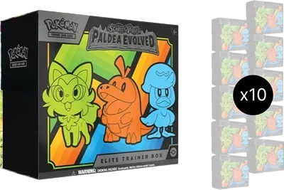 Paldea Evolved Elite Trainer Box Case