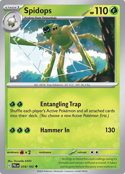 Spidops 018/193 — Paldea Evolved