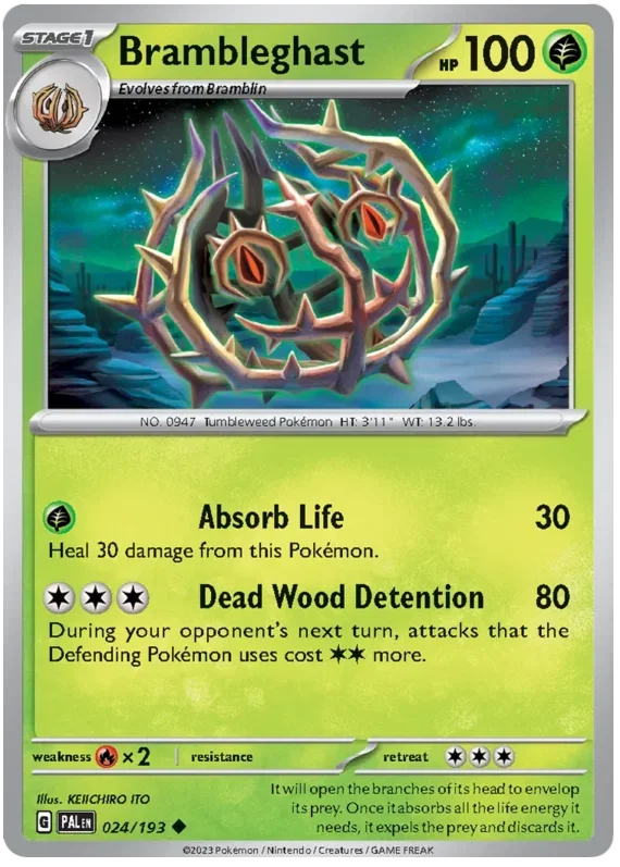 Brambleghast 024/193 — Paldea Evolved