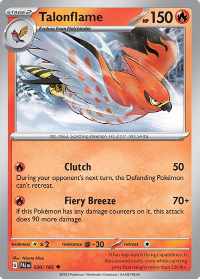 Talonflame 030/193 — Paldea Evolved