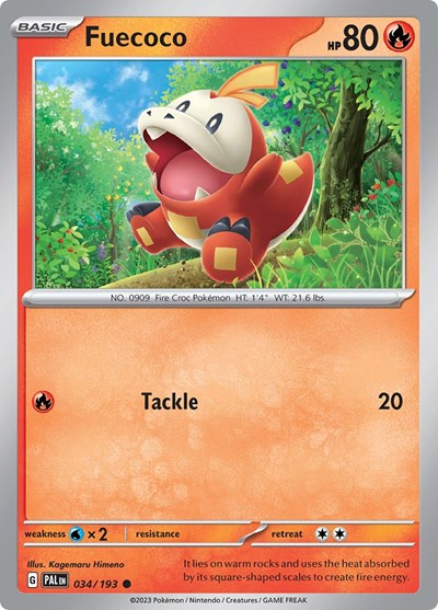 Fuecoco 034/193 — Paldea Evolved
