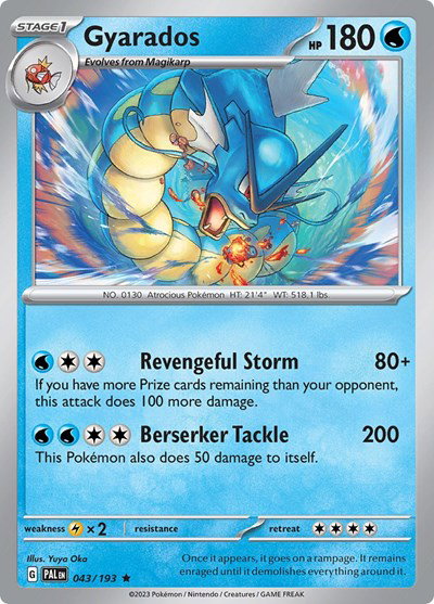 Gyarados 043/193 — Paldea Evolved