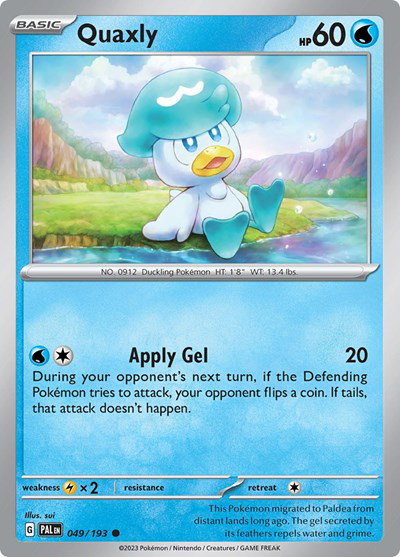 Quaxly 049/193 — Paldea Evolved