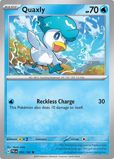 Quaxly 050/193 — Paldea Evolved