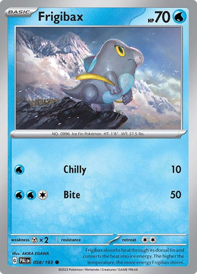 Frigibax 058/193 — Paldea Evolved