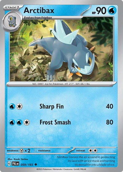 Arctibax 059/193 — Paldea Evolved