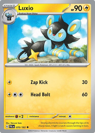 Luxio 070/193 — Paldea Evolved