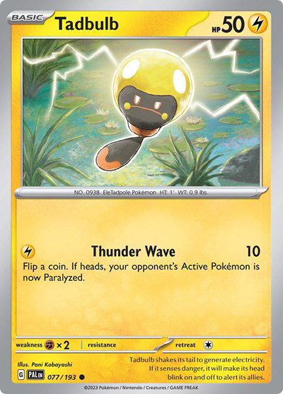 Tadbulb 077/193 — Paldea Evolved