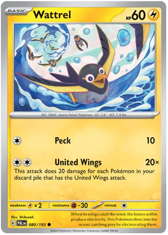 Wattrel 080/193 — Paldea Evolved