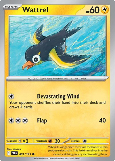 Wattrel 081/193 — Paldea Evolved