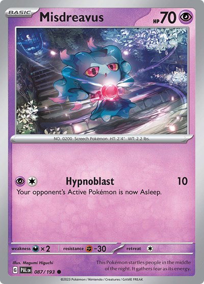 Misdreavus 087/193 — Paldea Evolved