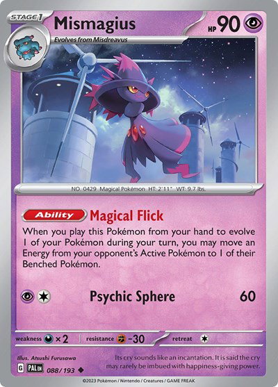 Mismagius 088/193 — Paldea Evolved