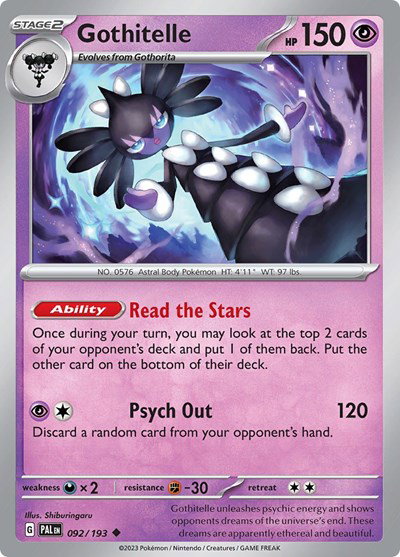 Gothitelle 092/193 — Paldea Evolved