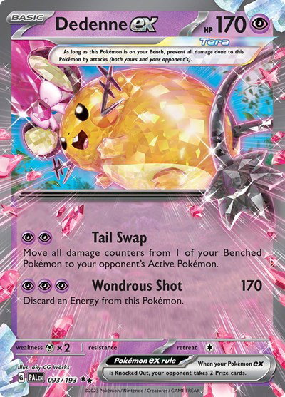 Dedenne ex 093/193 — Paldea Evolved