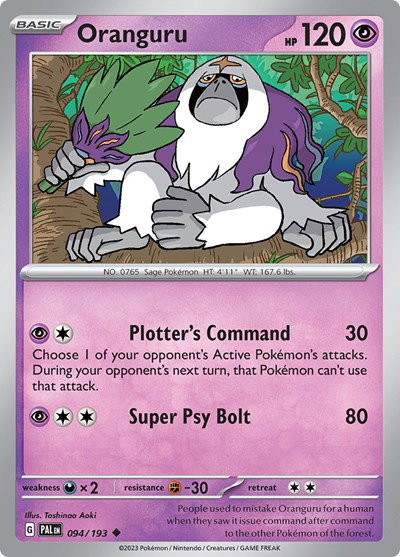 Oranguru 094/193 — Paldea Evolved